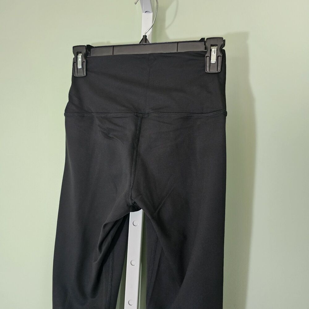 Offline By Aerie The Hugger Legging Hi-Rise Split Hem Black Size Medium - Picture 7 of 12